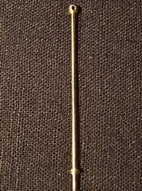 1 Hole Brass Stanchion 40mm – Caldercraft