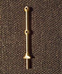 2 Hole Brass Stanchion 15mm – Caldercraft