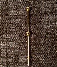 2 Hole Brass Stanchion 30mm – Caldercraft