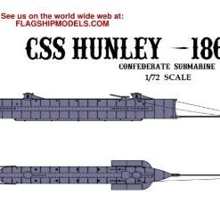 CSS Hunley Submarine – Flagship Models