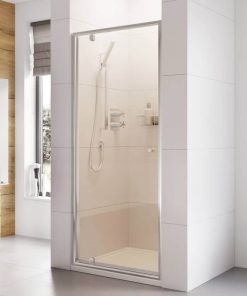 IN6 Shower Pivot Door 6mm In Chrome 1000mm