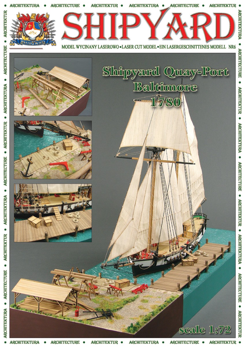 Quay Port Baltimore 1780 – Shipyard