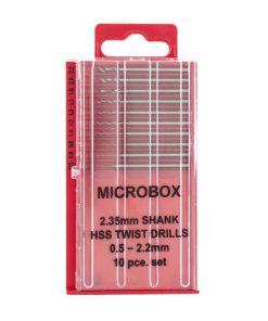 Microbox Shank Drill Set (0.5-2.2mm) – ModelCraft