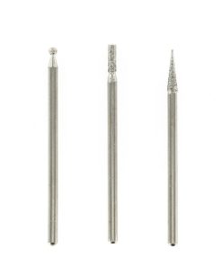 3-Pce Diamond Burs (Assorted) – ModelCraft