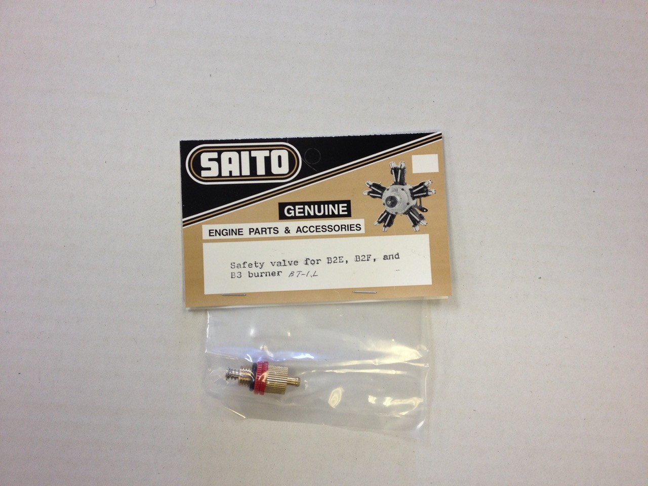 Burner Safety Valve for B2G – Saito