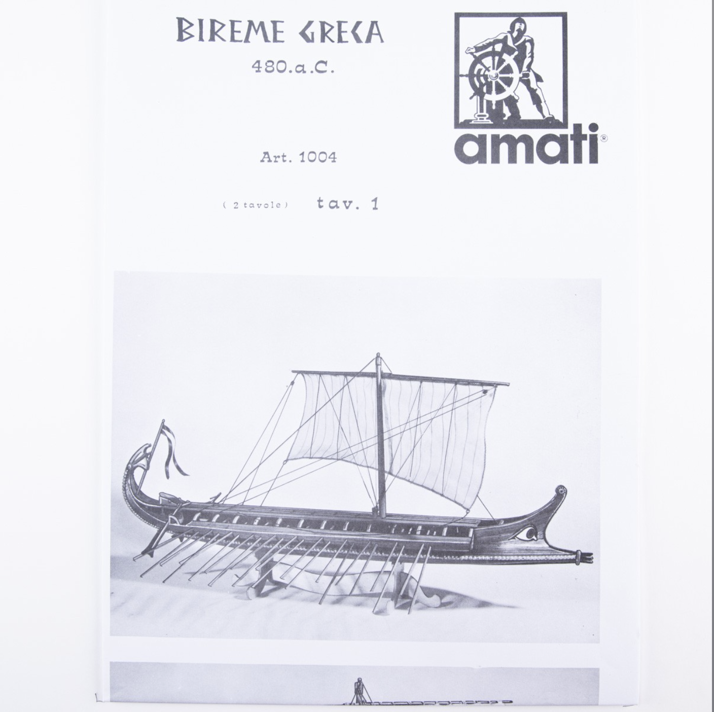 Greek Bireme Construction Plans – Amati