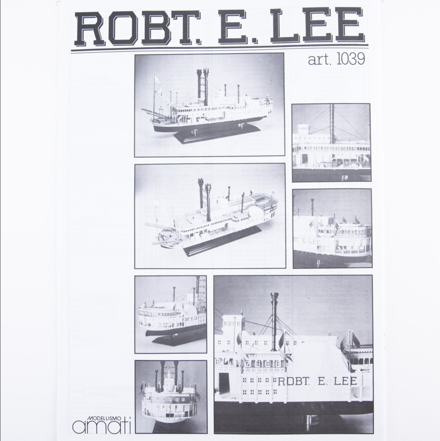 Robert E Lee Construction Plans – Amati