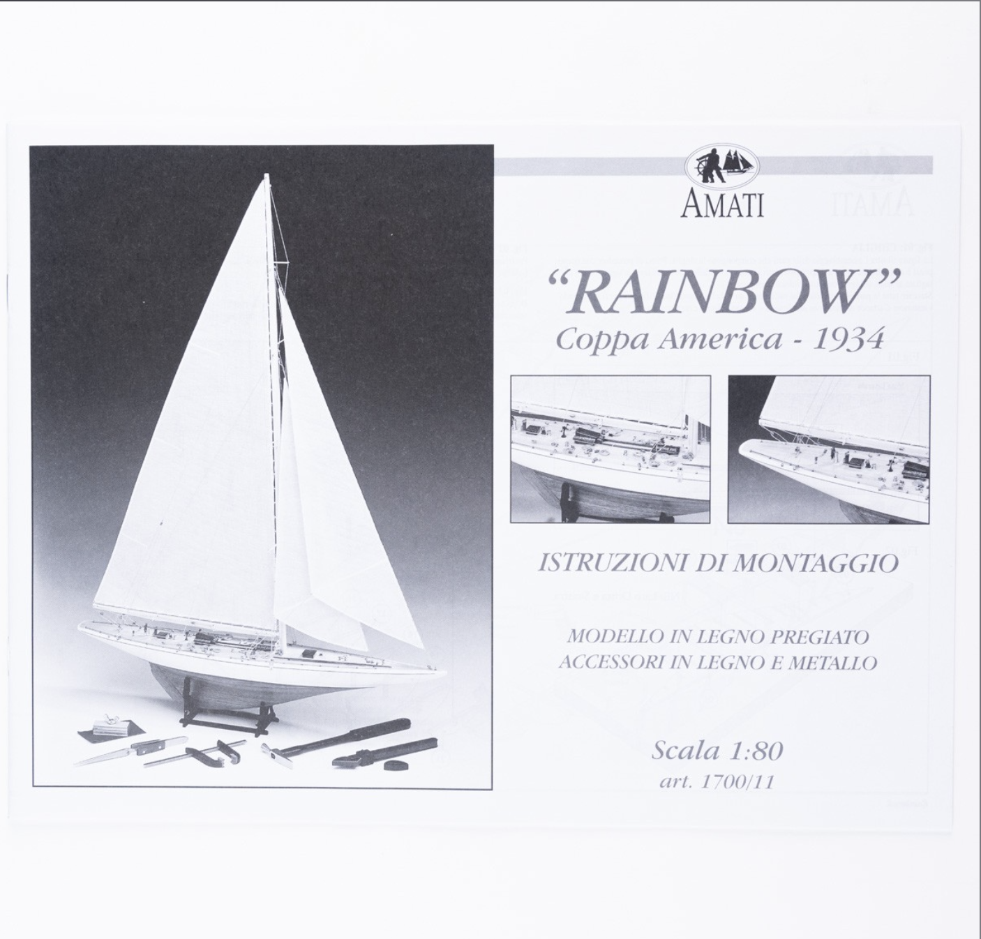 America’s Cup Rainbow Construction Plans – Amati