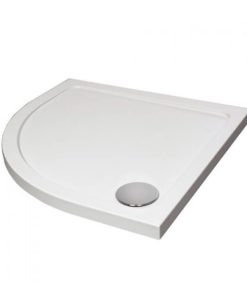 Slimline Quadrant Shower Tray 800mm X 800mm In White