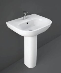 Toone Basin & Full Pedestal 1 Tap hole 550mm