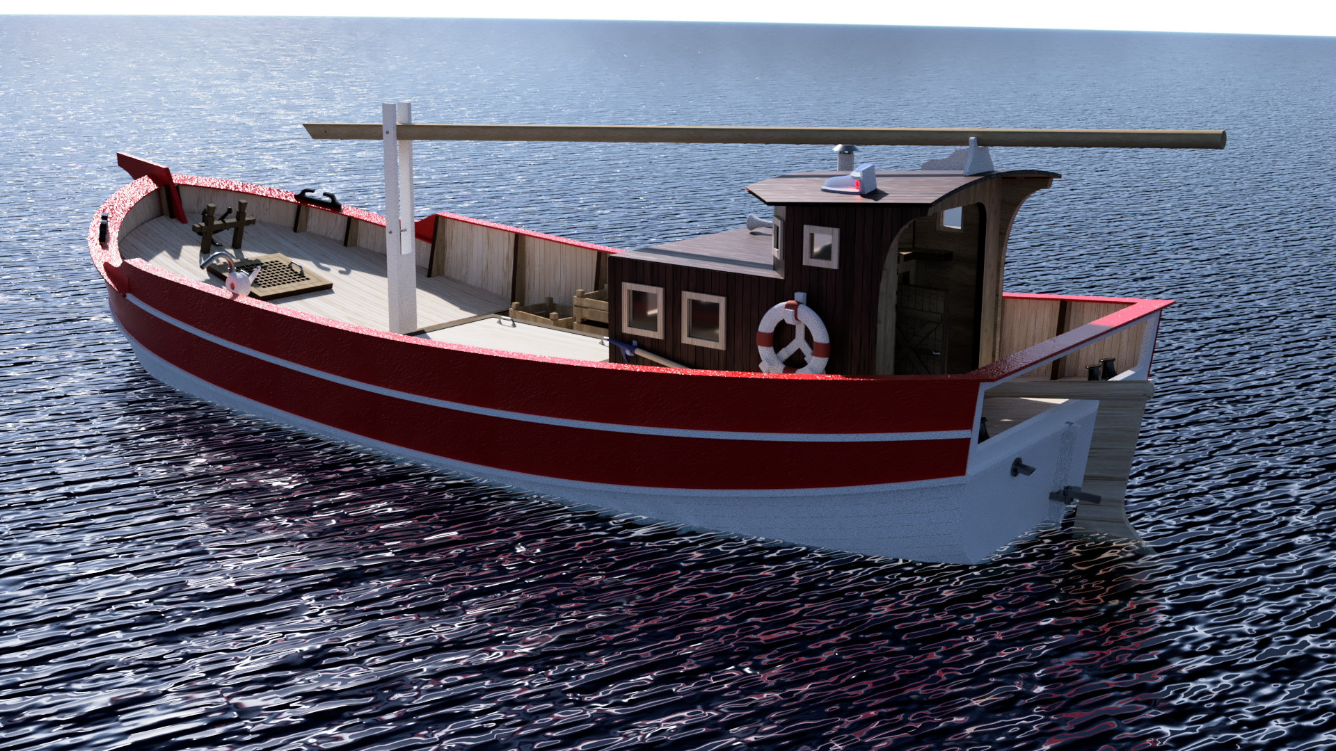 Taka Fishing Boat (RC Capable) – Turk