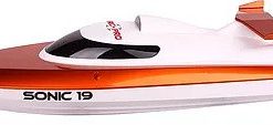 Sonic 19 (Orange) Ready to Run RC Speed Boat