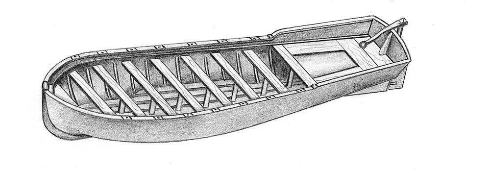 Long Boat Interior (kit) 90mm (AM4302/09)