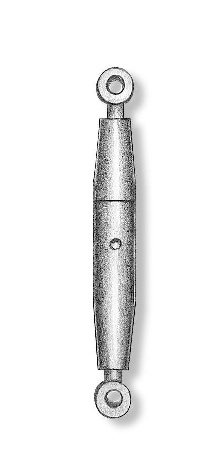 Brass Turnbuckles 17mm (AM4900/17)