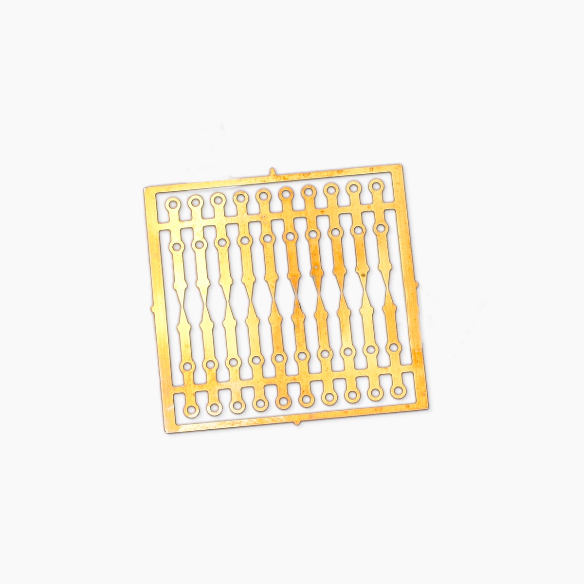 2 Hole Stanchions machine turned brass 6mm - Image 2