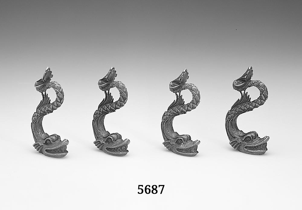 Bronze dolphins for Mounting (AM5687) - Image 2