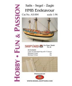 Sails HMB Endeavour 1:96 – Shipyard