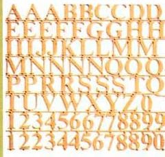 Letters and Numbers – 3/8″ 10 MM