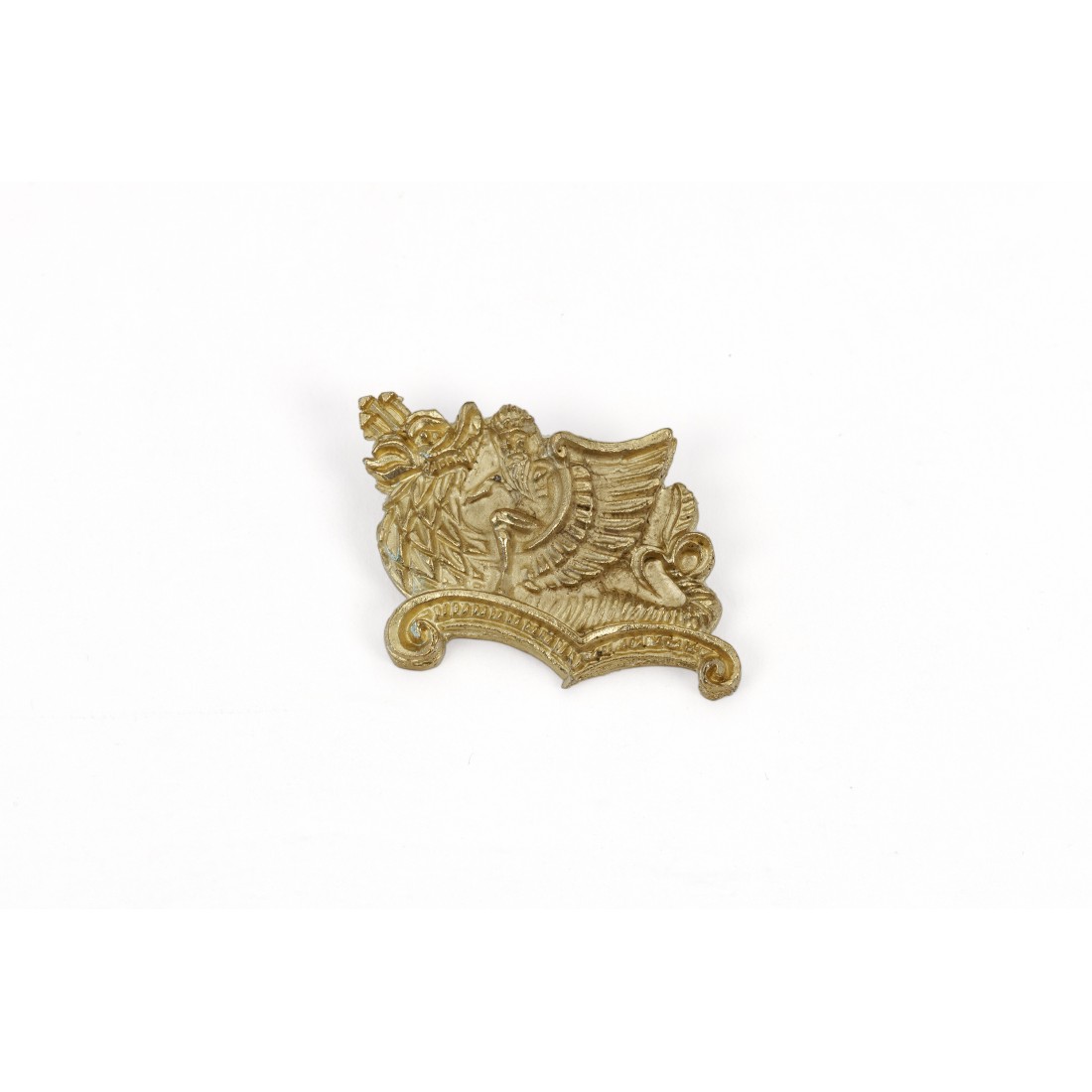 Griffin Facing Left Brass 40mm