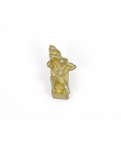 Man Holding Column Right Brass 30mm