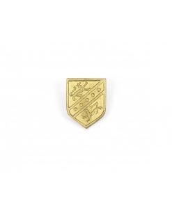 Ornate Shield Brass 17x13mm