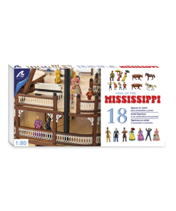 Metal Figurines For King of the Mississippi – Artesania Latina