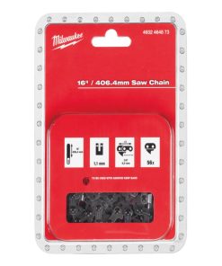 MILWAUKEE 40 CM / 16″ SAW CHAIN 3/8″ X 1.1 M18 FCHS