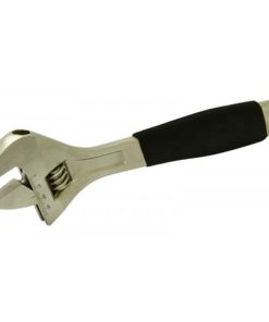 Rolson 300mm Adjustable Wrench Rubber Grip Handle 19019