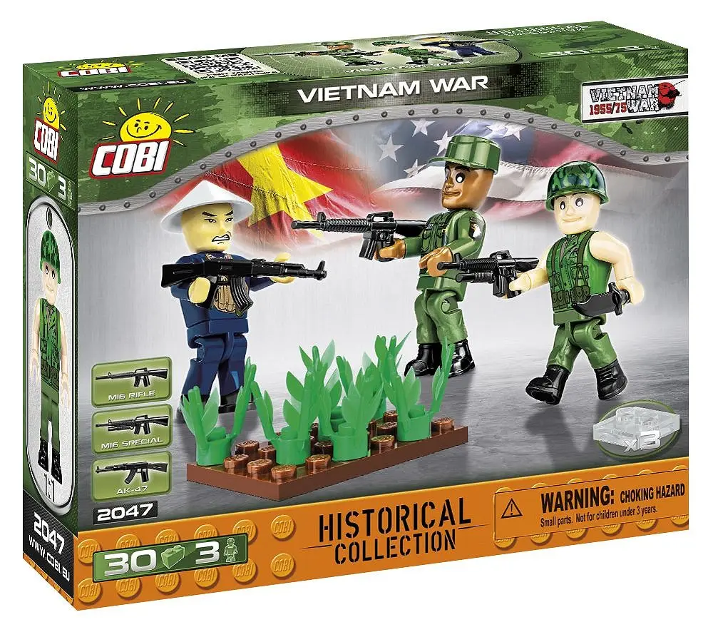 COBI-2047 HC WWII Vietnam War 3 Army Men Figures 30Pcs - Image 4