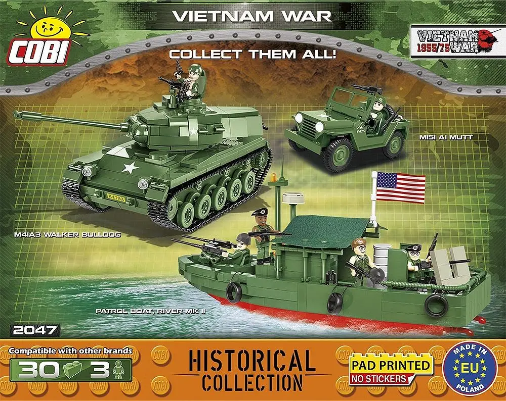 COBI-2047 HC WWII Vietnam War 3 Army Men Figures 30Pcs - Image 3