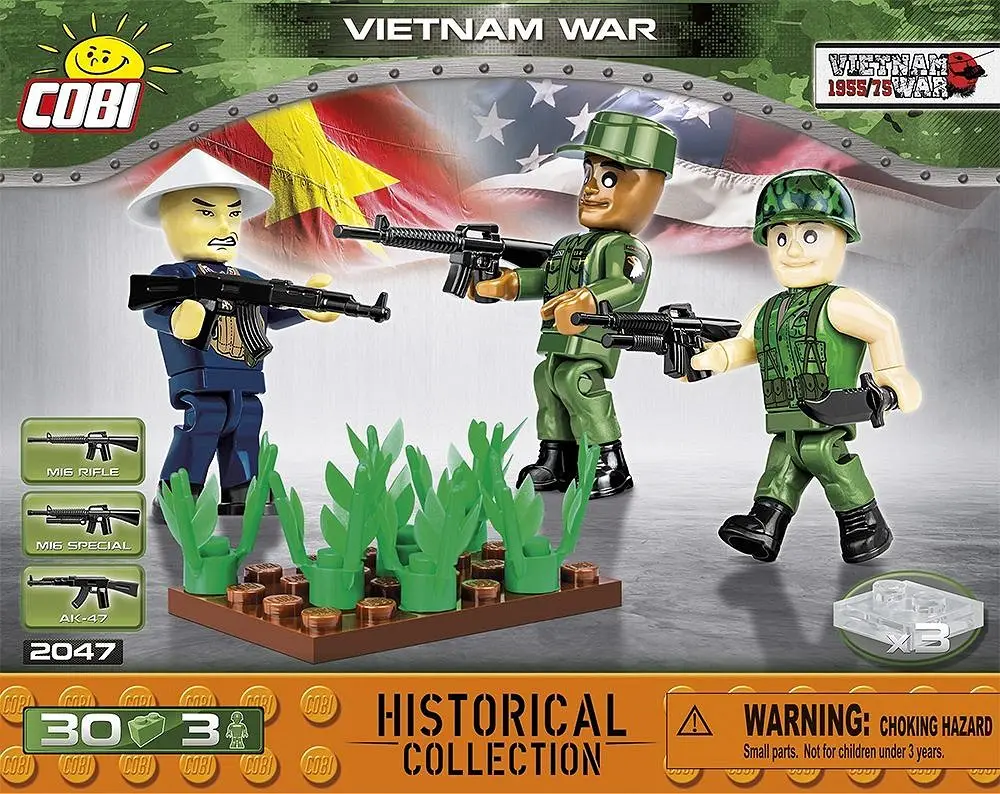 COBI-2047 HC WWII Vietnam War 3 Army Men Figures 30Pcs - Image 2