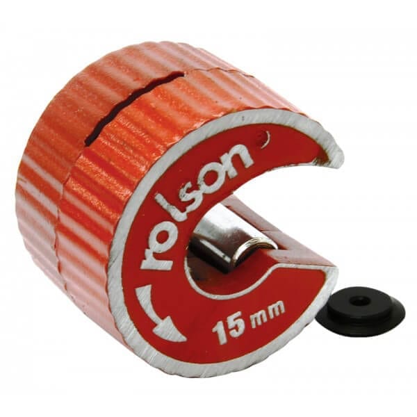 Rolson 15mm Copper Pipe Cutter Rotary Action 22406