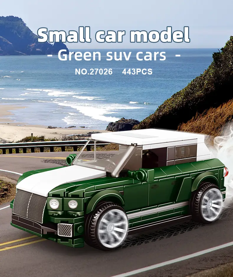 MOULD KING 27026 SUV Model Car + Display Case 443pcs - Image 2
