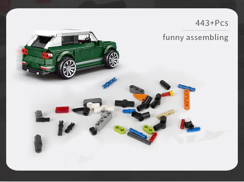 MOULD KING 27026 SUV Model Car + Display Case 443pcs - Image 5