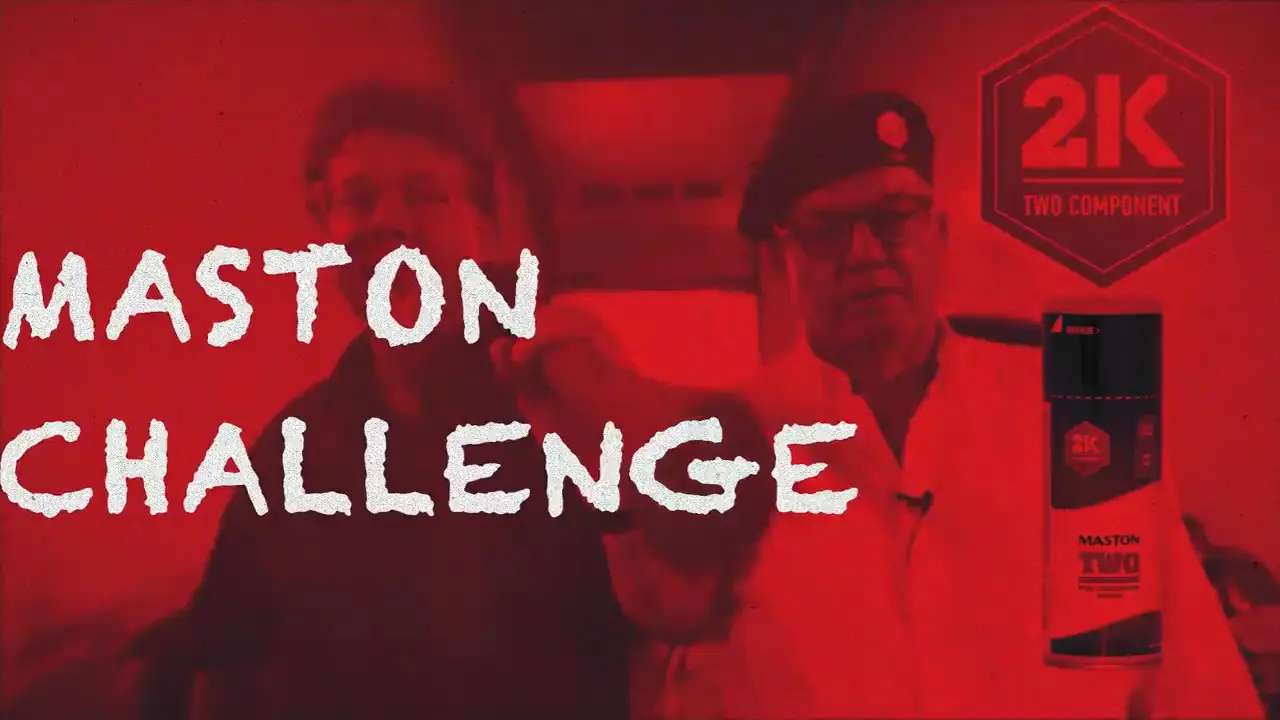 Maston Spray Paint 2K Two High Gloss Flame Red RAL3000 400ml - Image 4