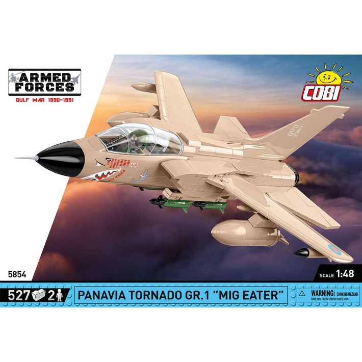 COBI-5854 Armed Forces GR.MK 1 MIG Eater Gulf War 1990-1991 Model Plane Building Bricks 488Pcs