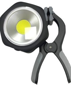 Rolson LED Work Light with adjustable strong clamp – magnetic fixing and 75mm wide super strong jaws 61448