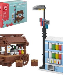 Mould King Mini-Stall Burger Bar & Vending Machine Building Bricks 256pcs 24026