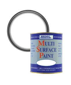 Bedec Multi Surface Paint White Matt 5L