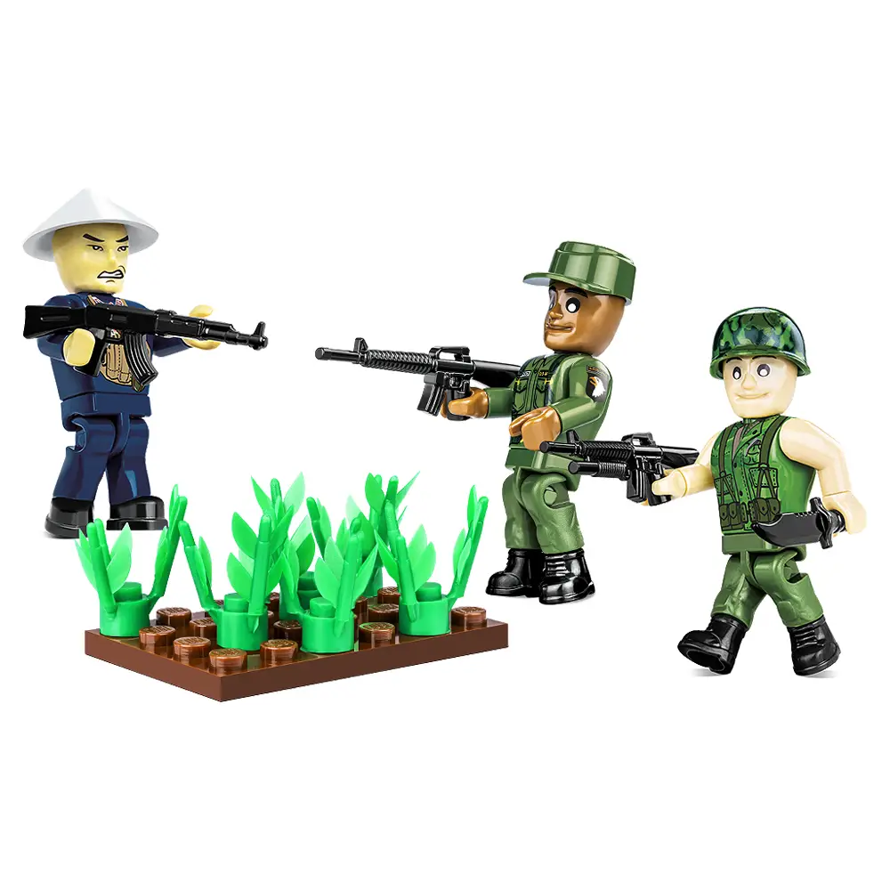 COBI-2047 HC WWII Vietnam War 3 Army Men Figures 30Pcs