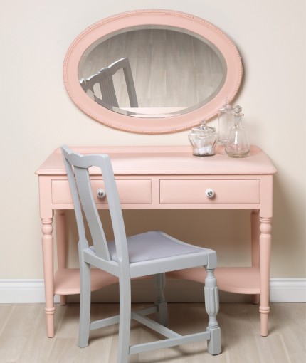 Rust-Oleum Coral Chalky Paint 125ml Shabby Chic Furniture - Image 2