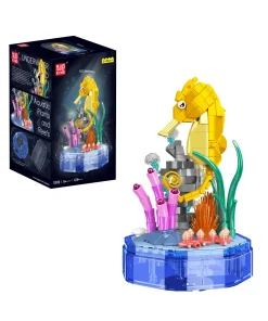 Mould King Seahorse Building Bricks Model 424pcs Music-box Lighting 10100