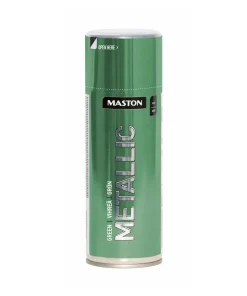 Maston Spray Paint Metallic Gloss Green 400ml