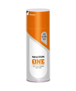 Maston Spray Paint ONE – Satin Yellow Orange RAL2000 400ml