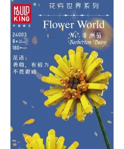 Mould King 24003 Barberton Daisy Flower Building Kit 180 PCS