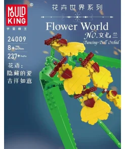 Mould King 24009 Dancing Lady Orchid Flower Building Set 237 PCS
