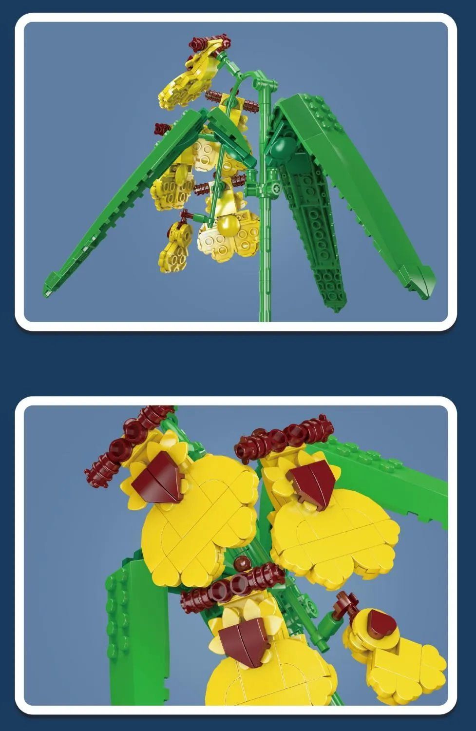 Mould King 24009 Dancing Lady Orchid Flower Building Set 237 PCS - Image 2