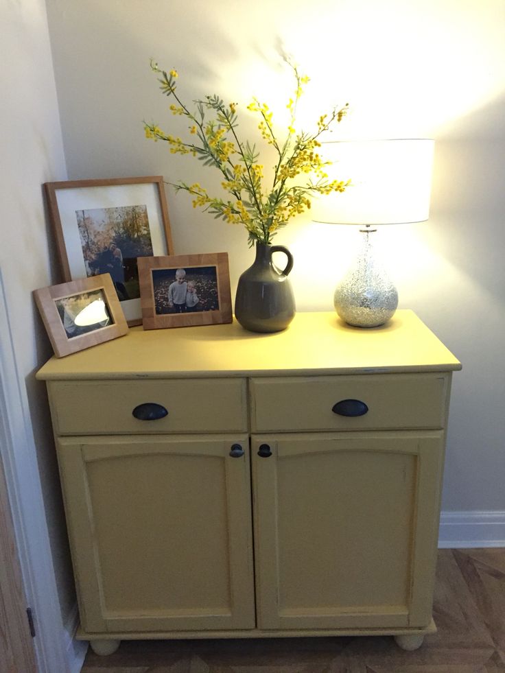 Rust-Oleum Mustard Chalky Paint 125ml Shabby Chic Furniture - Image 3