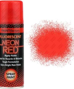 Neon Red Spray Paint Fluorescent 200ml