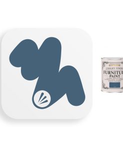 Rust-Oleum Cobalt Chalky Paint 125ml Shabby Chic Furniture